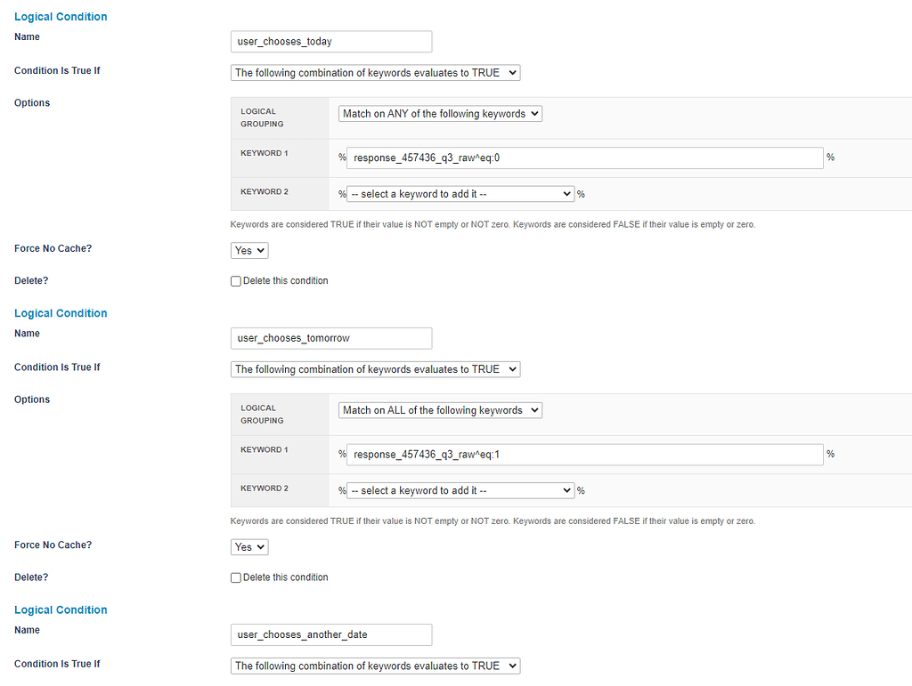 Content Container Conditions - Support - Squiz Forums